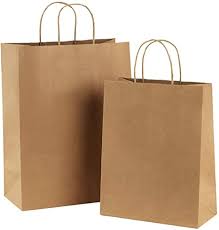 Paper Gift Bags 8x4.25x10.5 100Pcs BagDream Gift Bags Medium Size, Brown Paper Bags with Handles Bulk Wedding Party Favor Bags, Kraft Bags, Grocery Shopping Bags, Retail Merchandise Bags Gift Sacks