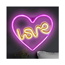 Joyous-u Neon Sign: Led Neon Lights Signs Neon Light Sign for Wall USB/Battery Powered Led Neon Signs for Bedroom