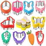 Easter Cookie Cutters - 9 Pieces - Holiday Cookie Cutters - Stainless Steel/Comfort Grips - Cookie Cutter Shapes