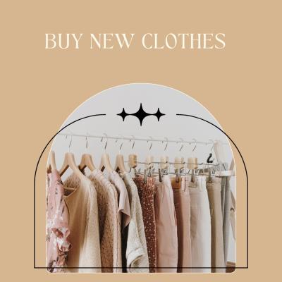 Buy a new wardrobe in October