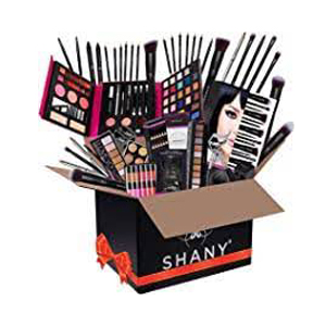 SHANY Bundle Makeup Set - All in One Makeup Bundle Adult Teen Makeup - Includes Pro Makeup Brush Set, Makeup Eyeshadow Palette, Makeup Blender, Eyelash, Lip-gloss and more. - Color Vary - EXCLUSIVE