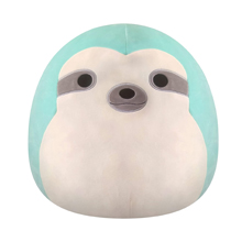 Squishmallows 20-Inch Aqua Sloth with Grey Face Patches Plush - Add Aqua to Your Squad, Ultrasoft Stuffed Animal Jumbo Plush Toy, Official Kelly Toy Plush